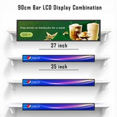 Señalización del estante de la tienda de comestibles